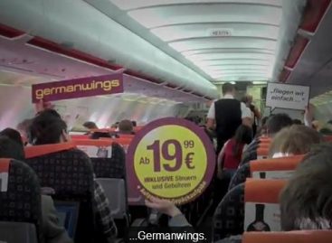 Germanwings Werbung via “Planemob”