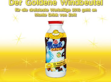 Der goldene Windbeutel geht an: Monte Drink von Zott